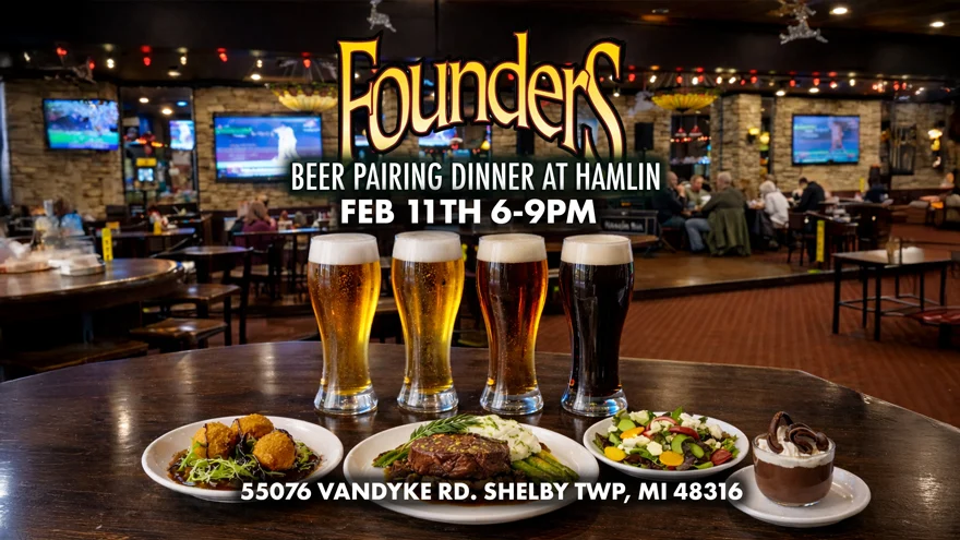 Founders Beer Pairing Dinner