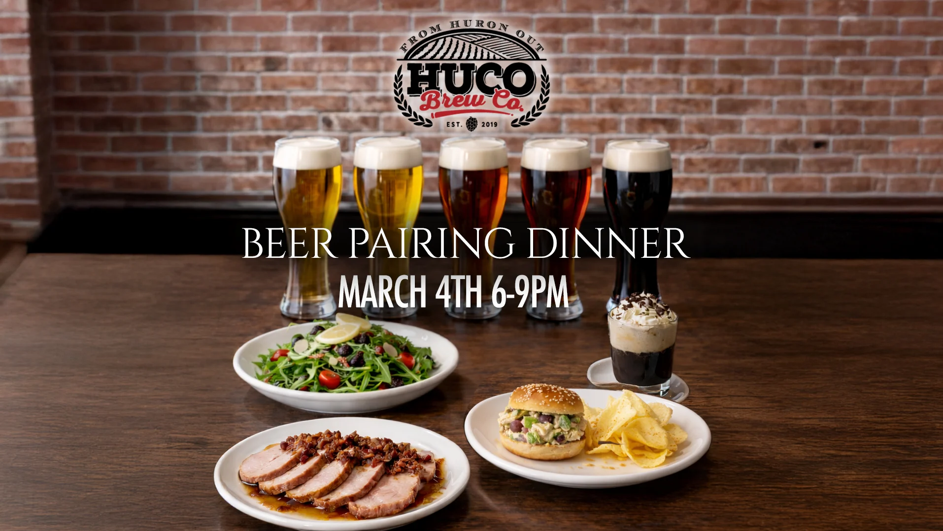 beer-pairing-dinner Beer-Pairing four course dinner iat Hamlin Pub in Davison