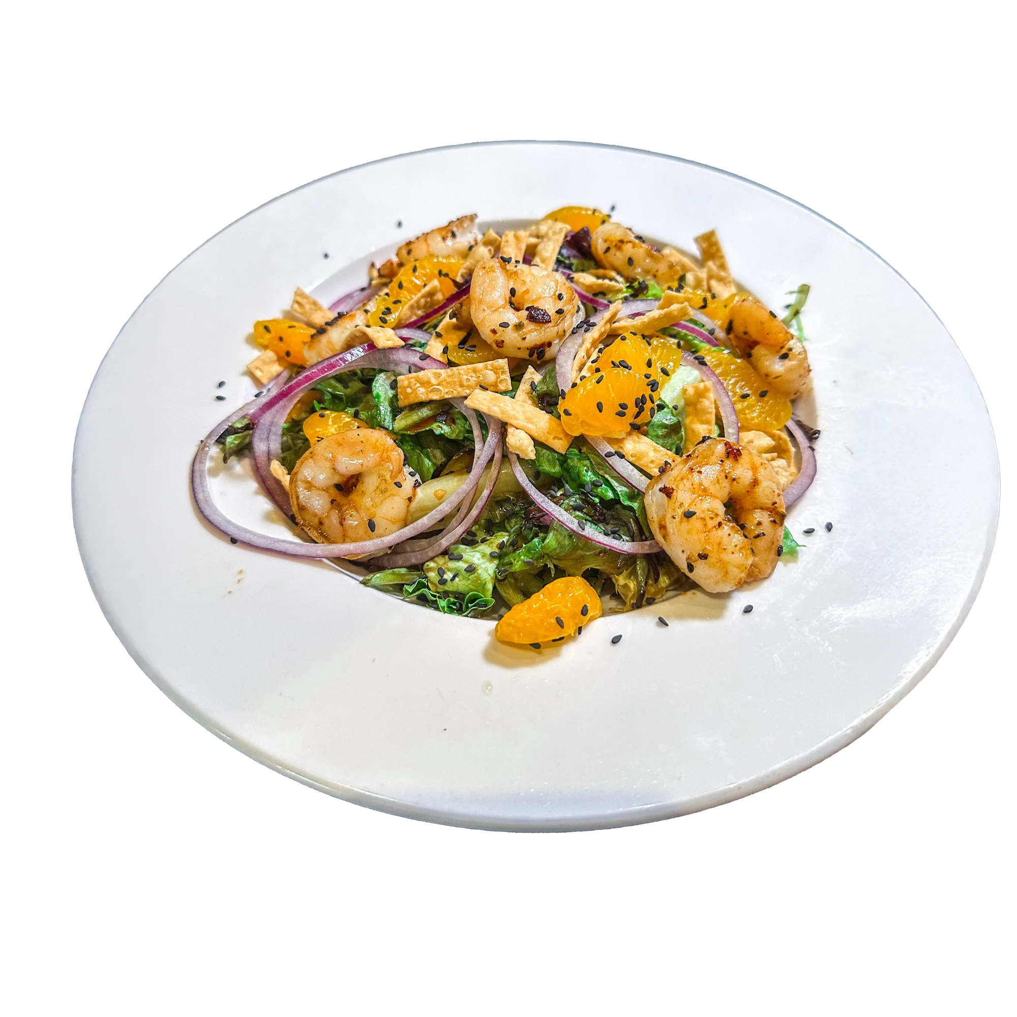 Sesame shrimp salad